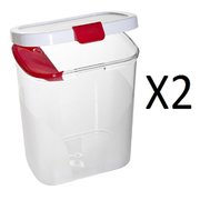 Progressive Progressive DKS-100 Flour Keeper with Built in Leveler - Pack of 2 DKS-100